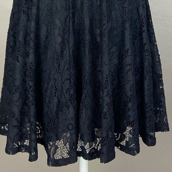 Francesca’s NWOT black sleeveless lace dress XS - Picture 5 of 7